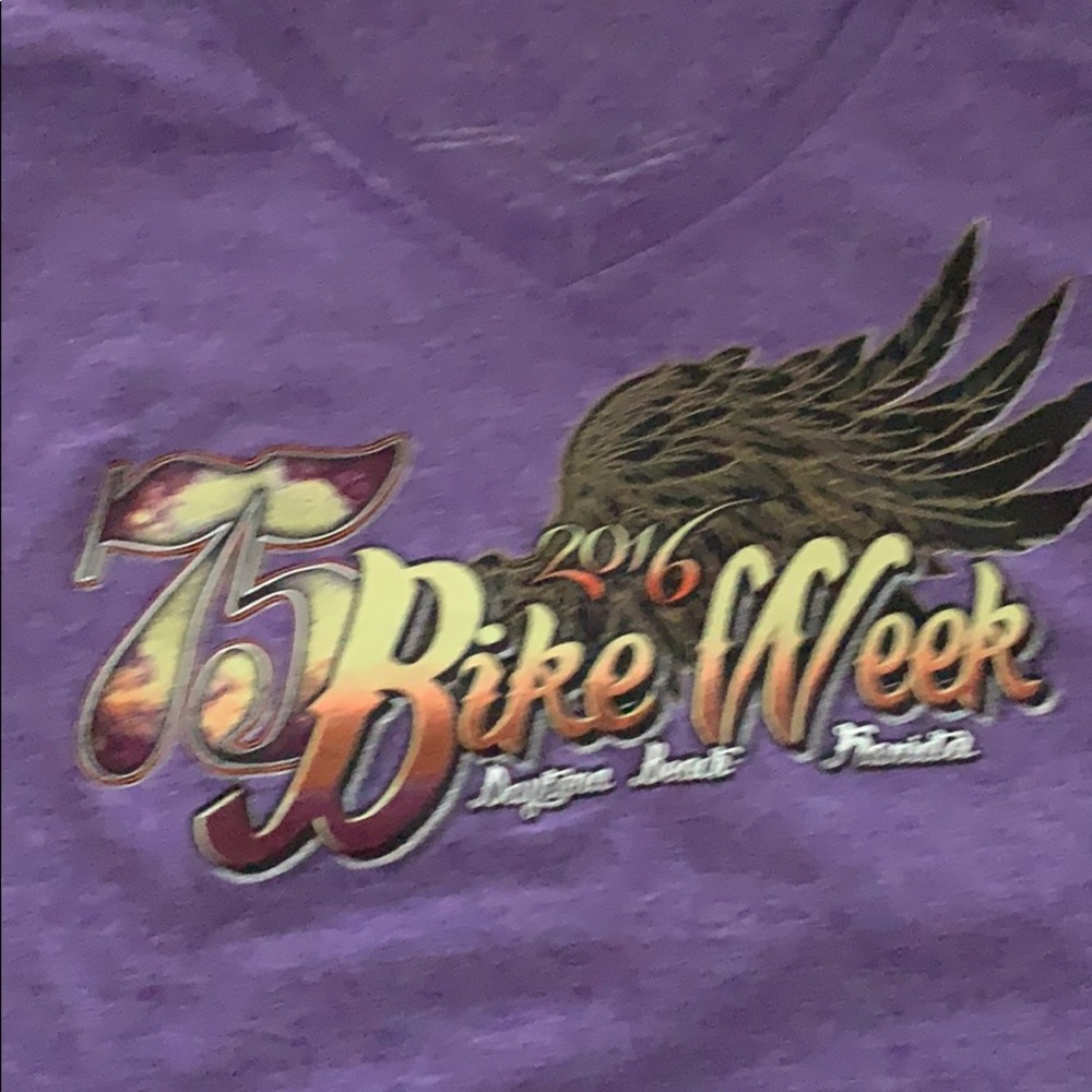 75 bike week women’s shirt